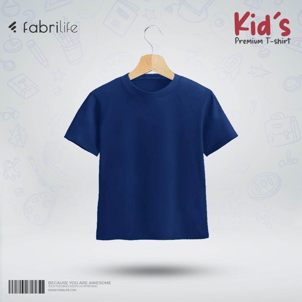 Kids Premium Blank T-Shirt - Deep Blue