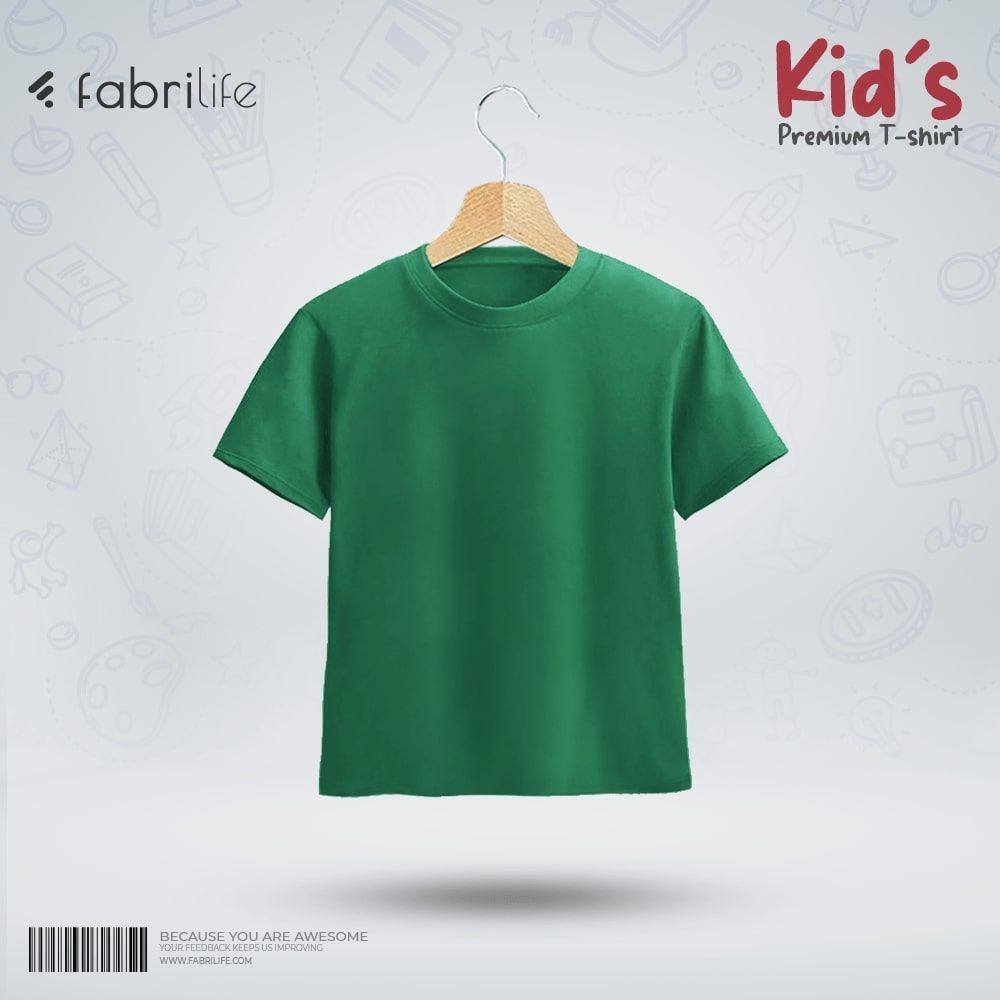 Kids Premium Blank T-Shirt - Light Green