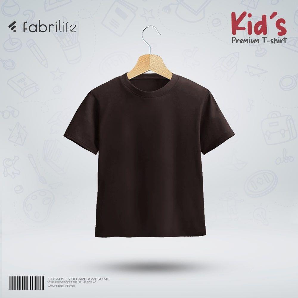 Kids Premium Blank T-Shirt - Chocolate