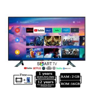 World Life 40'' Android Smart Wifi Hd Led Tv 4k Supported Ram 2 gb Rom 16 gb