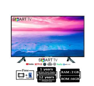 WORLD LIFE 32'' Android Smart Wi-fi tv HD LED TV RAM-2 GB ROM 16 GB ) BUILD IN (4k Supported) - Tv