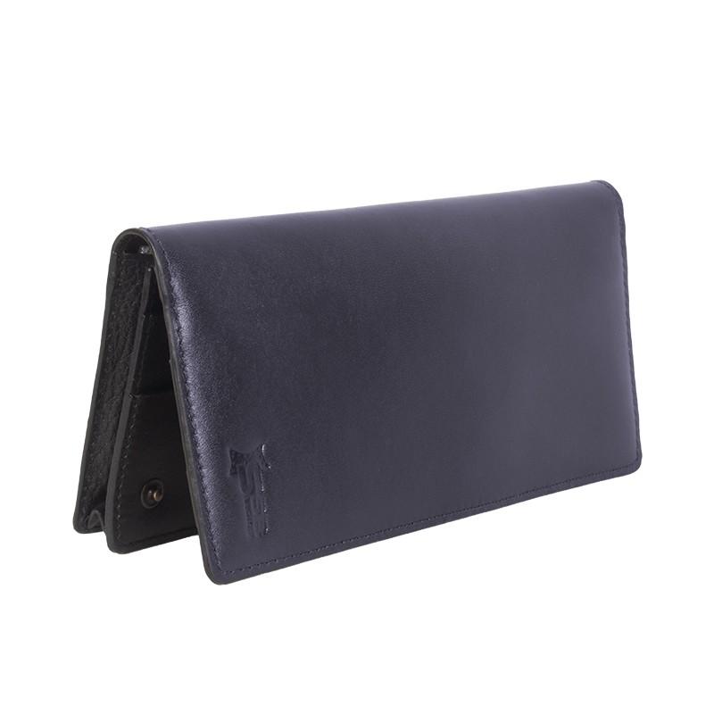 SSB Premium Leather Long Wallet (Blue) SB-W156