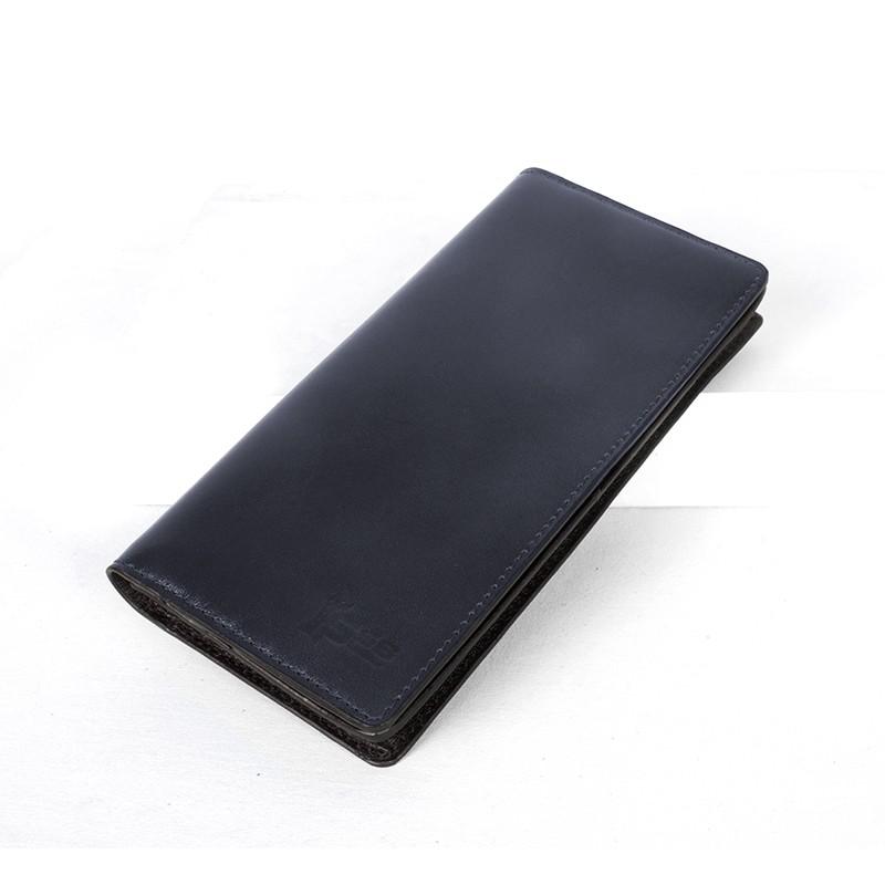 SSB Premium Leather Long Wallet(Blue) SB-W157