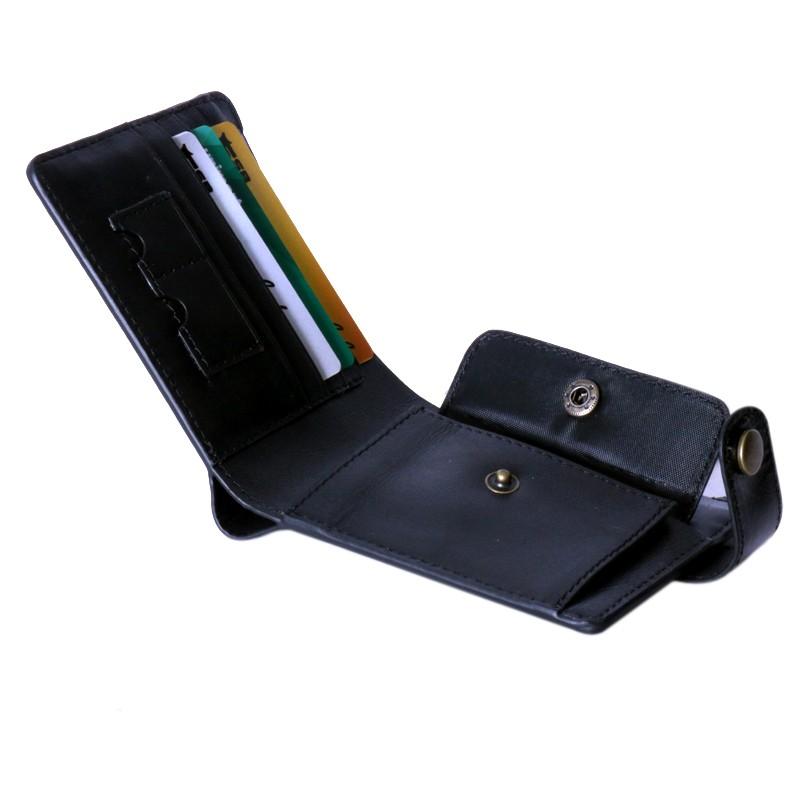Black AAJ Premium Leather Wallet for Men SB-W130
