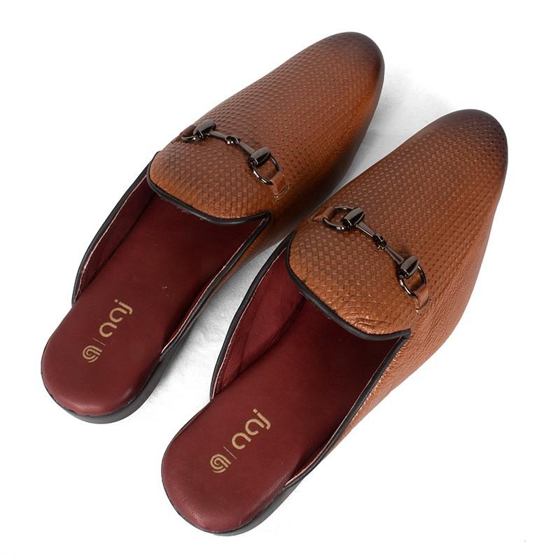 AAJ Premium Leather Half Shoes SB-S469
