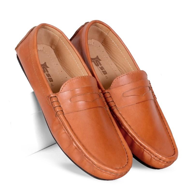 Oil Pull Up Leather Loafer SB-S189