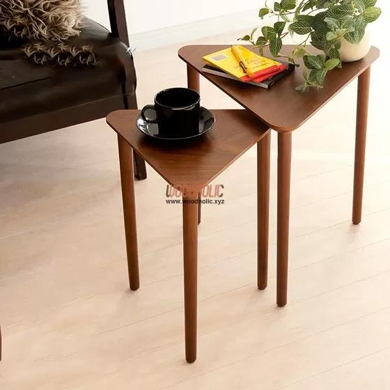 Solid wood side of the corner a few modern minimalist small coffee table living room sofa side table