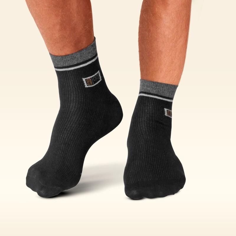 Black Premium Ankle Socks For Men SB-AAJ06