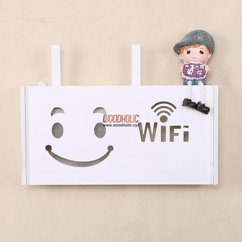 Cute Wall Hanging Frames Dust proof Storage Box for Router