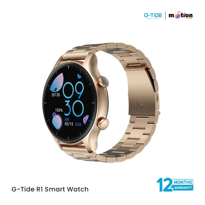 G-Tide R1 Calling Smart watch with SpO2 - GoldMan