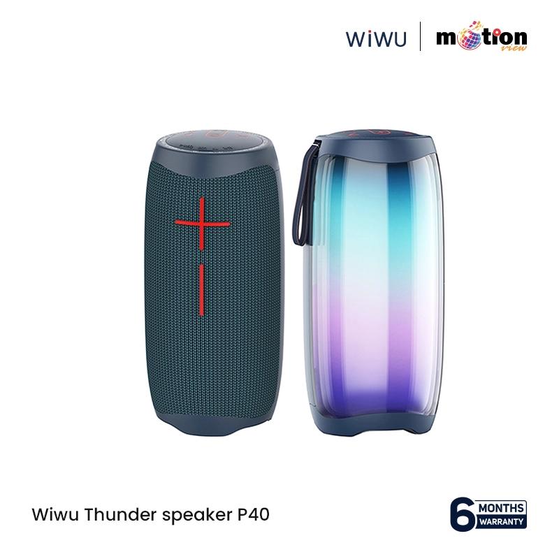 Wiwu Thunder speaker P40 Bluetooth Colorful Light Speaker