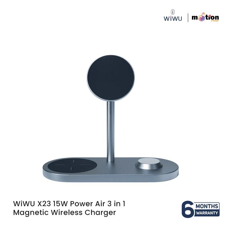 WiWU X23 15W Power Air 3 in 1 Magnetic Wireless Charger