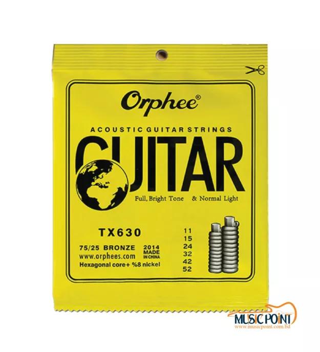 Orphee TX630 Acoustic Guitar Strings 1 set