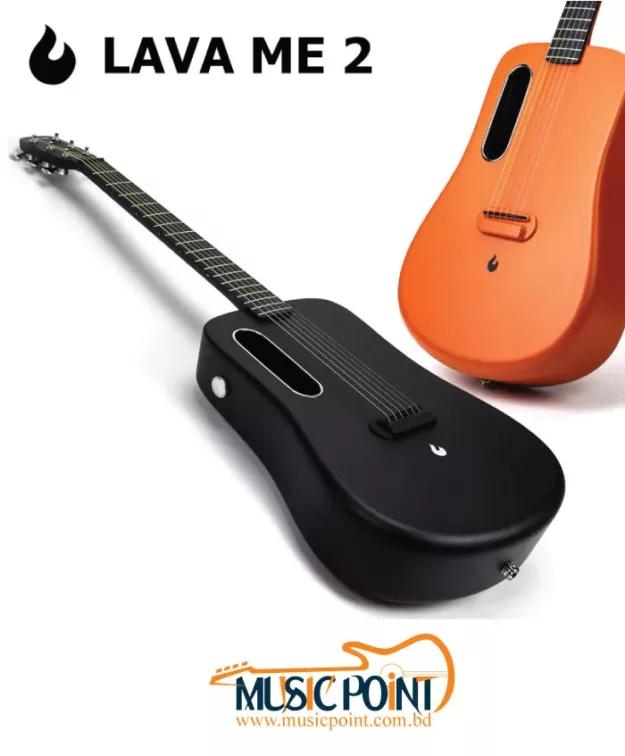 LAVA ME 2 Carbon Fiber Guitar with Effects 36 Inch Acoustic Electric Travel Guitar (Freeboost)