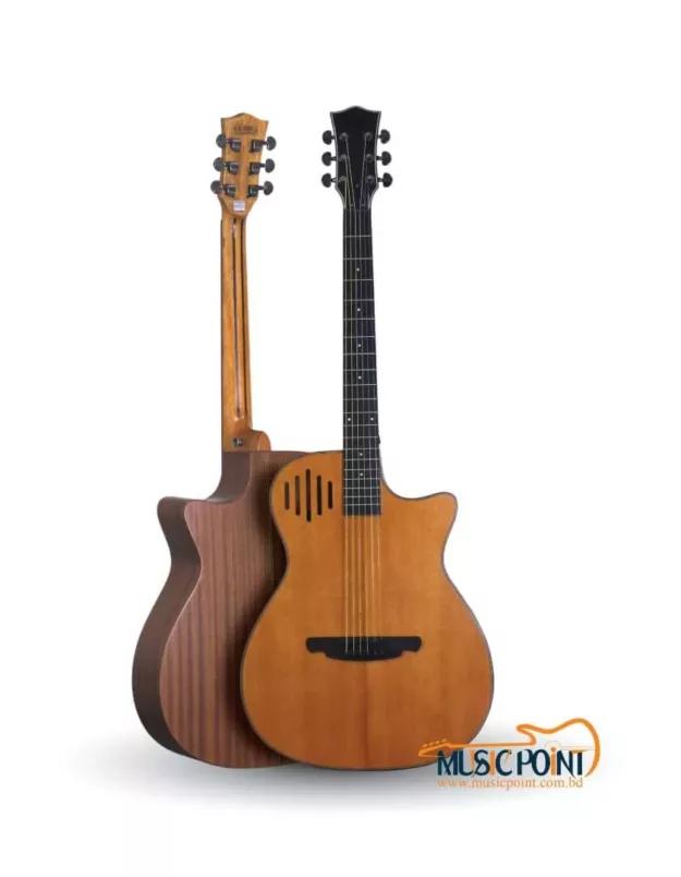 Sqoe SQ-J Acoustic Guitar – Natural