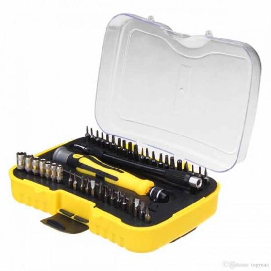 52 in 1 Tools Box - Yellow and Black