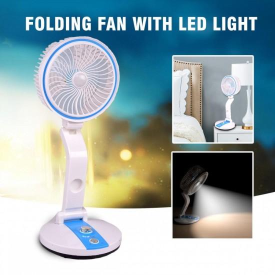 Multifunction Rechargeable Folding Fan with Light