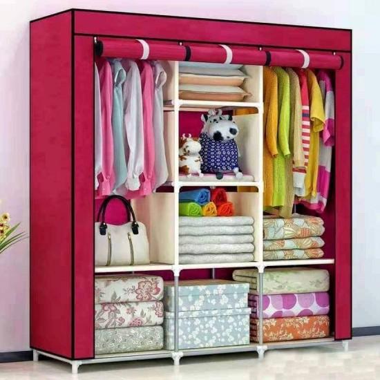 Portable Wardrobe and Folding Cloth Storage Almira