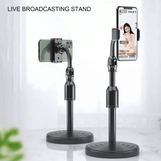 Height Adjustable Mobile Phone Stand Holder for Live Stream