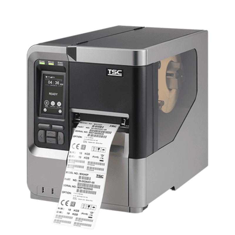 TSC MX-341P Industrial Label Printer |High Level Industrial type| 12dots/mm, 300 dpi | Print width: 104 mm (4.09") |Interface: USB 2.0, Ethernet & USB Host