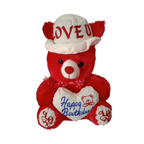 Teddy Bear Soft Toy for Kids - Red