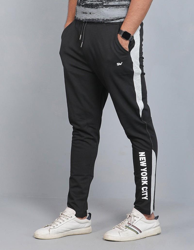 Men Black Color Slim Fit Premium Trouser 373TP