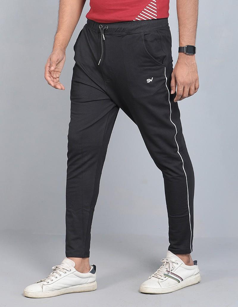 Men Black Color Slim Fit Premium Trouser 385TP