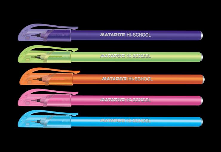 Matador Hi-School Colors Ballpen (5 Colors)