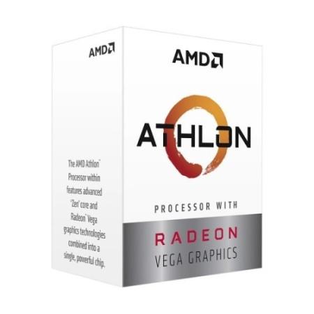 AMD ATHLON 3000G 2 CORE 4 THREAD AM4 PROCESSOR WITH RADEON VEGA 3 GRAPHICS