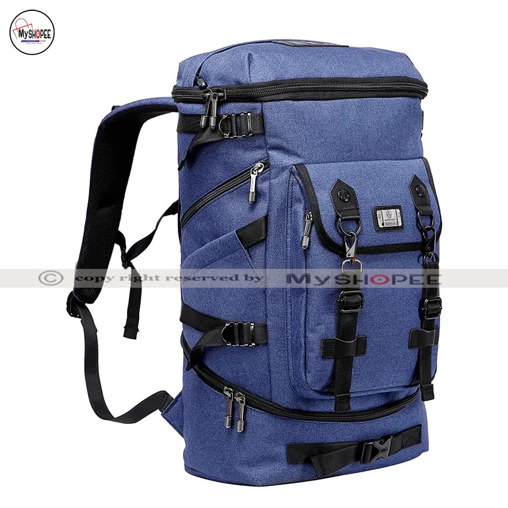 Travel Backpack For Men Hiking Nylon Rucksack Water Resistant Laptop Backpack