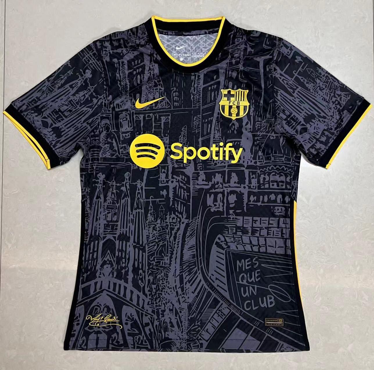 Barcelona Black Concept Jersey Player Edition 2023-24 Season