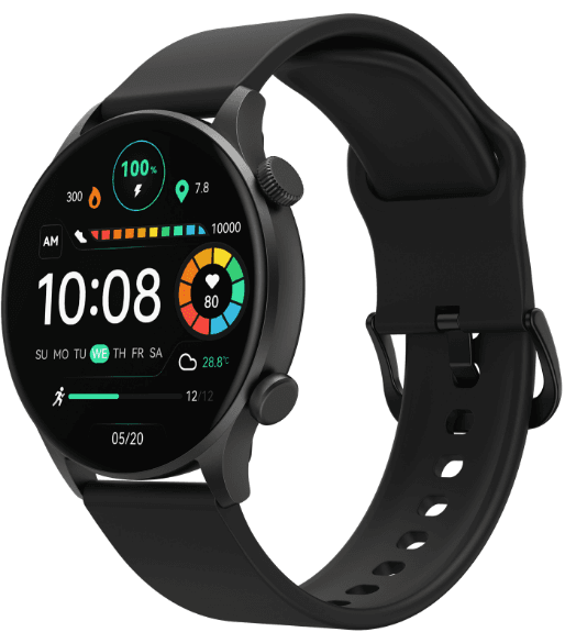 Haylou Solar Plus Amoled Smart Watch LS16 BT Calling Health Monitor IP68 Waterproof