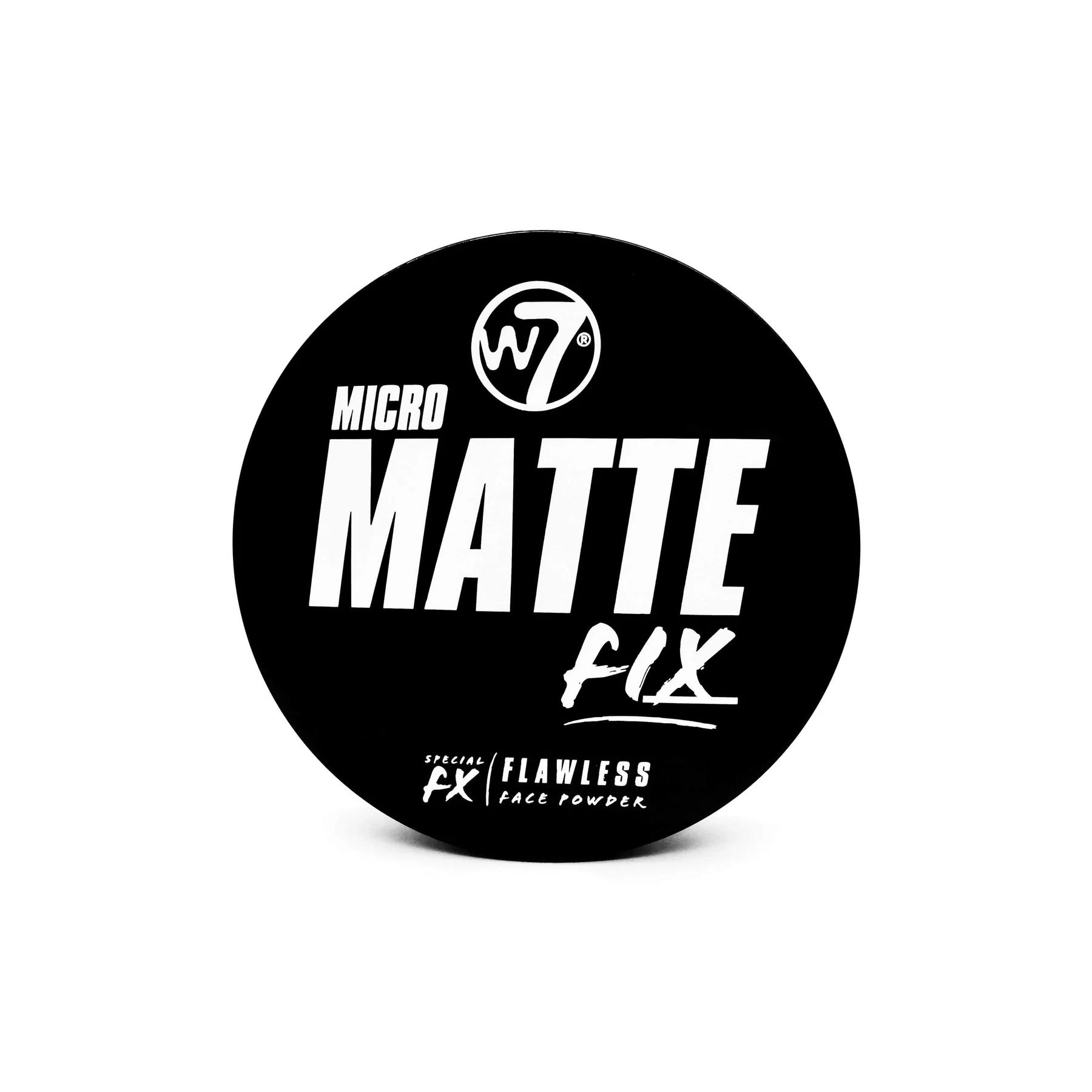 W7 Micro Matte Fix Face Powder - Light
