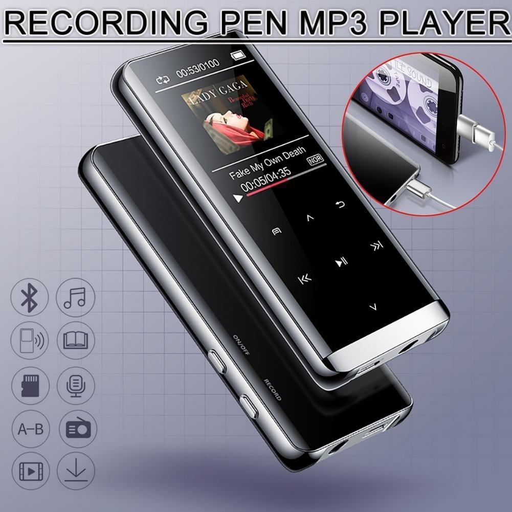 8GB/16GB OTG MP3 Player Voice Recorder 1.8 Inch Mini Portable Bluetooth MP3 Mini MP4 Lossless HIFI Music MP5 Walkman