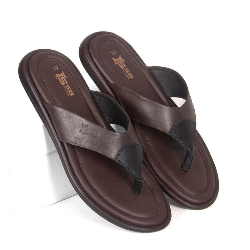 Men’s Chocolate Leather Sandal