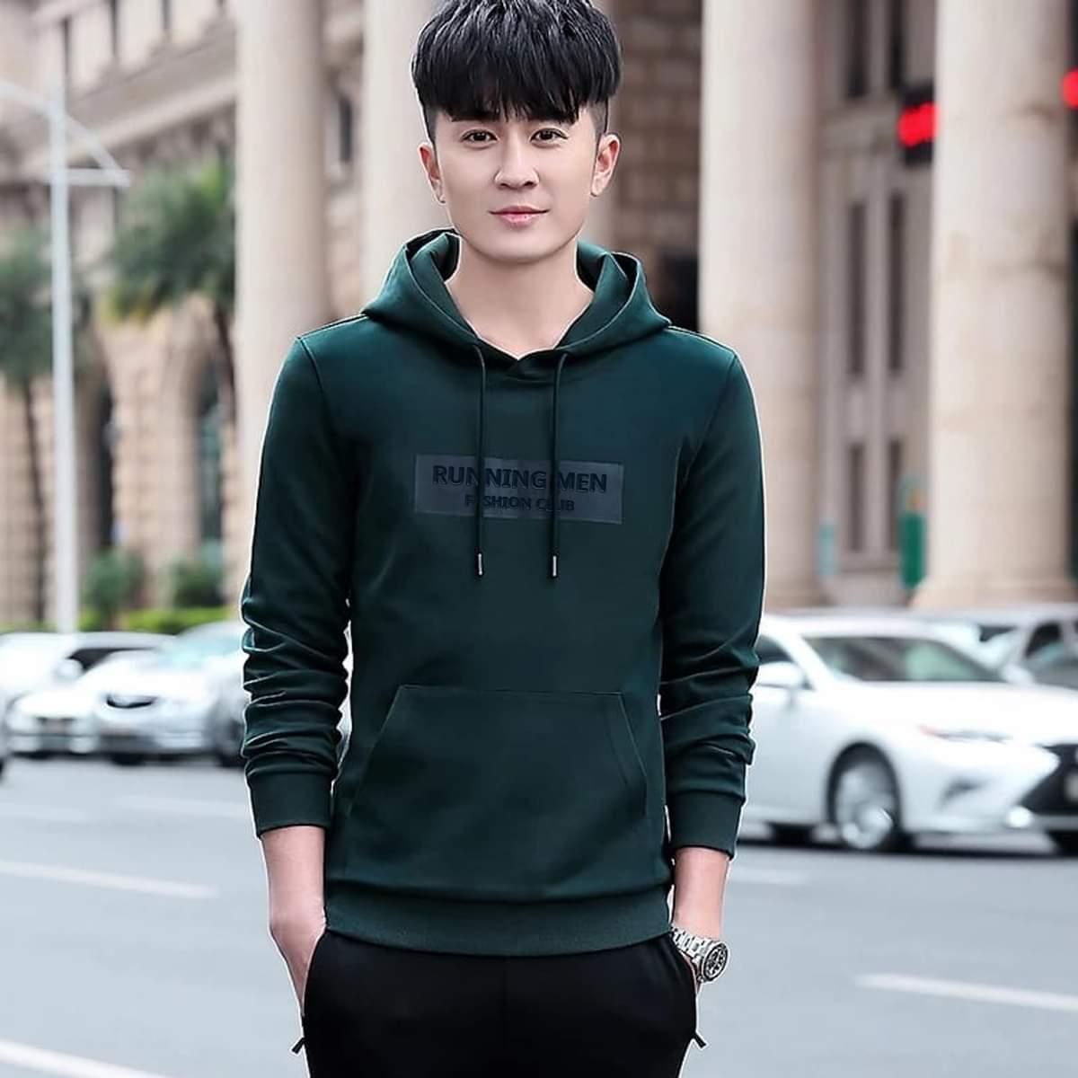 Stylish-casual-hoodies Green colour
