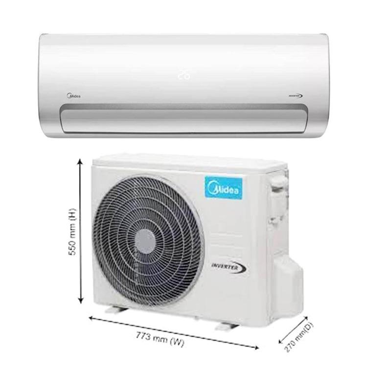 midea inverter 2- ton ac split type air conditioner- ( 6 year compressor guarryntee)