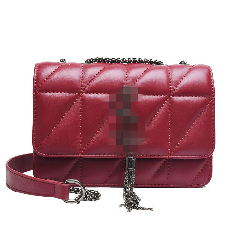 Best Price Fashionable Luxury RED Shoulder Messenger Handbag For Women