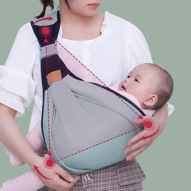 Lightweight Breathable Baby Carrier Labor-saving Infant Sling Wrap Backpack Adjustable Straps Baby Carriers Pouch Bag