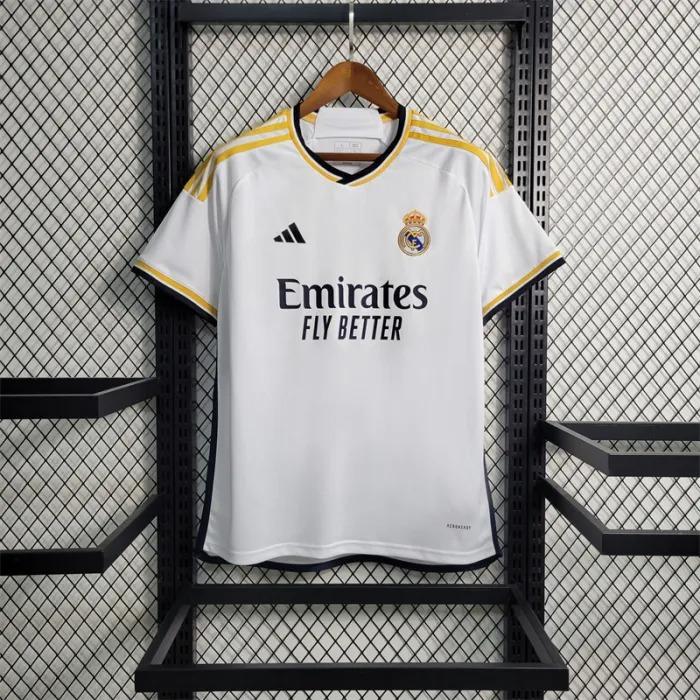 Real Madrid Mesh Cotton Short Sleeve Home Jersey 2023-24 Season