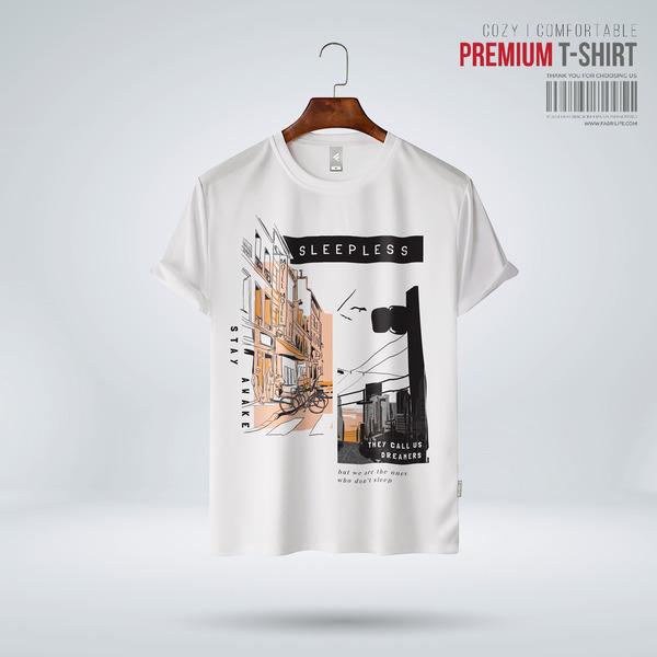 Fabrilife Mens Premium T-Shirt - Sleepless