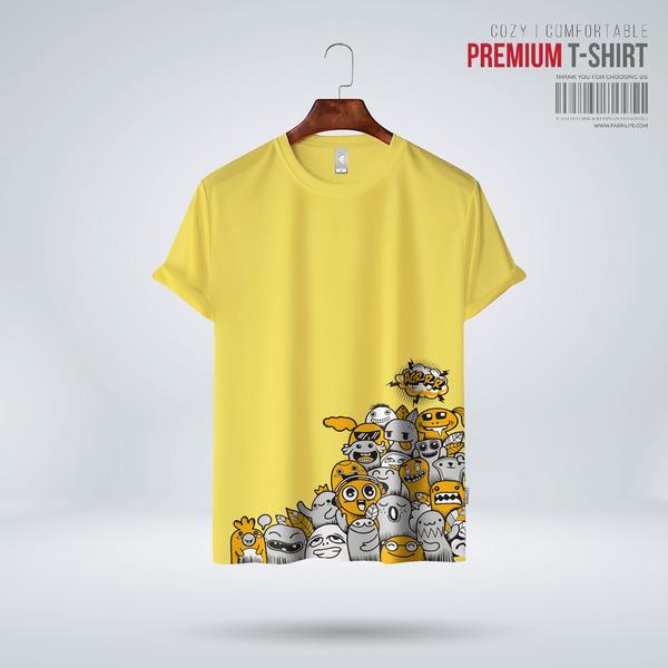 Fabrilife Mens Premium T-Shirt - Doodle