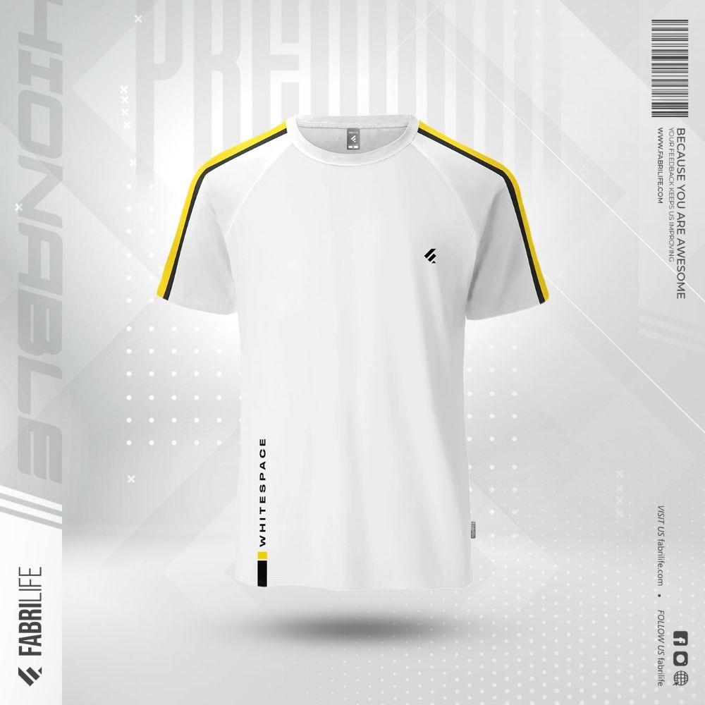 Fabrilife Mens Premium Raglan T-Shirt - Whitespace