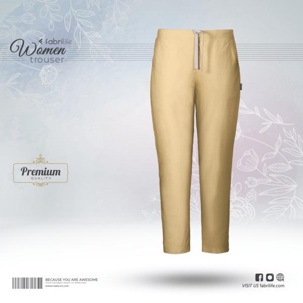 Woman Premium Trouser- Tan