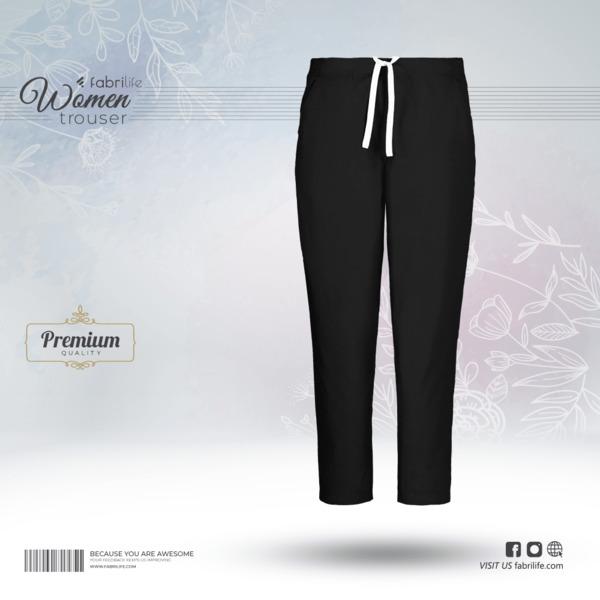 Woman Premium Trouser-Black