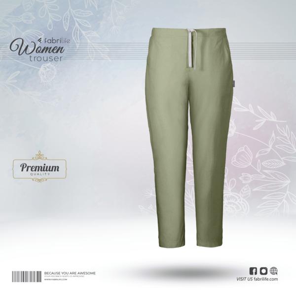 Woman Premium Trouser- Light-Green