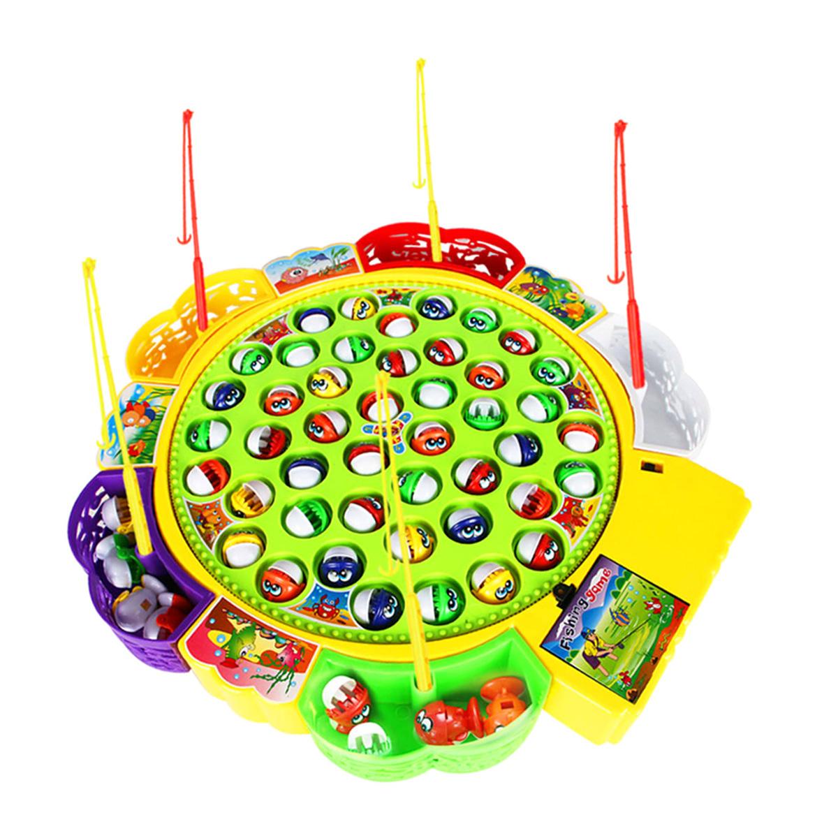 Fishing Fish Game Kids Toy (15 Fishes, 4 Players)