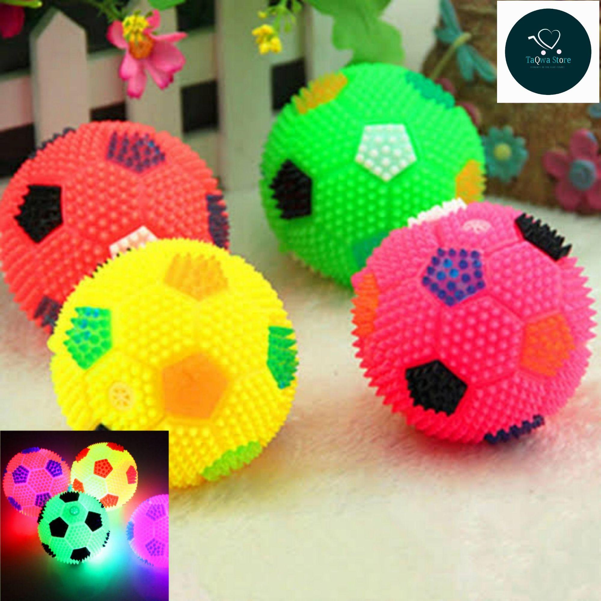 Cute 3D lightin and soft ball for kids