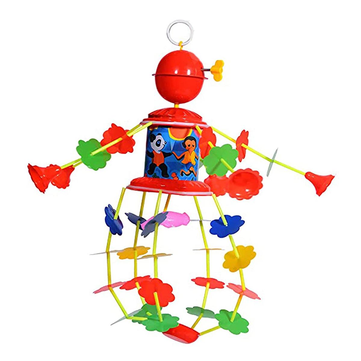 Rotating Bed Bell Toy with Music -Red color