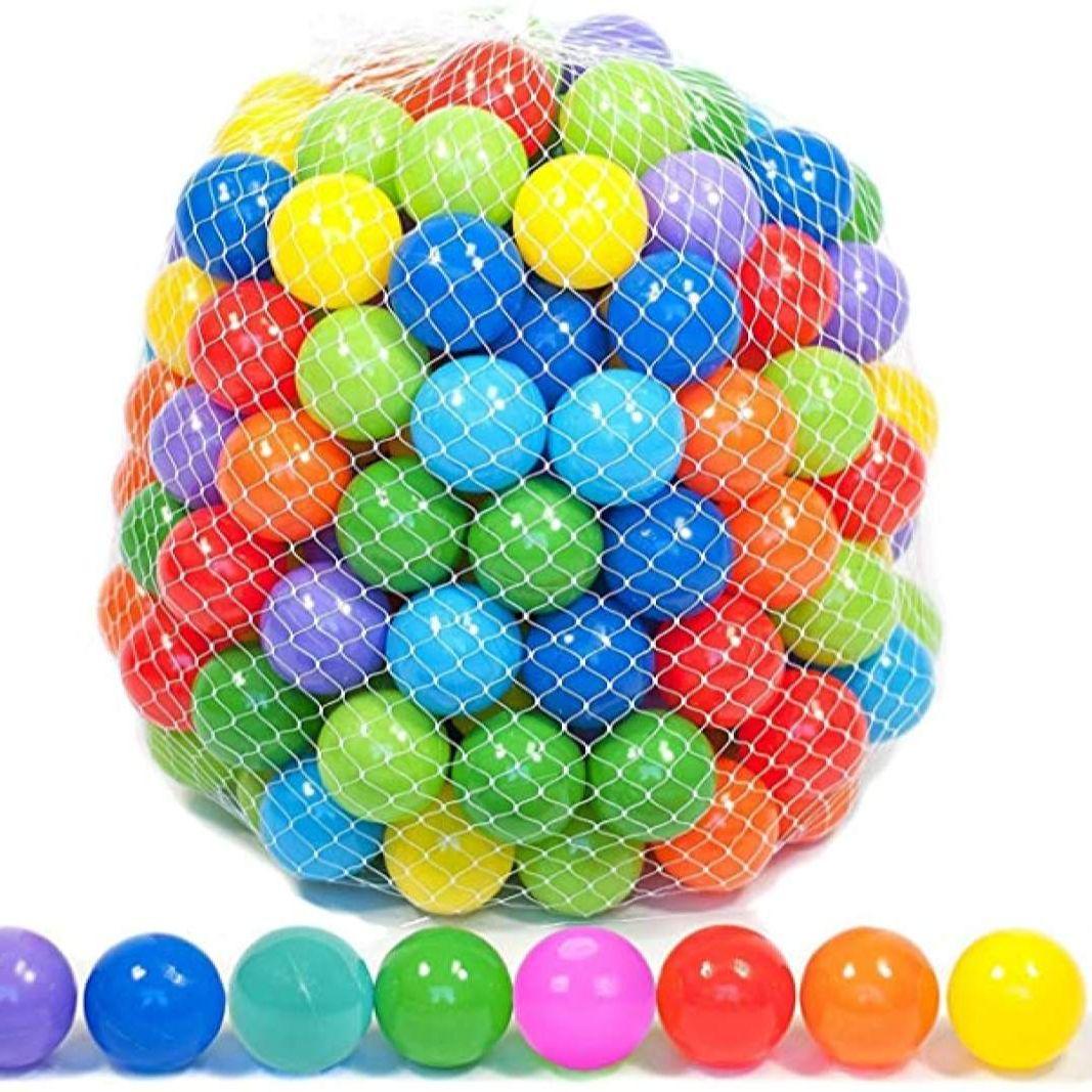 Indulge Durablity - Unique Make - 100 pieces of colorful plastic kids ball - Vintage Choice - To Exprerience Greatness - Hyped Design